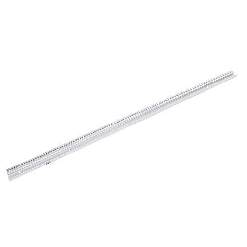 Belupai Silver 1200Mm Aluminum Alloy T-Track Woodworking T-Slot Miter Track With Scale