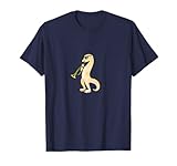 Funny Gecko Wearing Sunglasses Playing Bugle Lizard T-Shirt