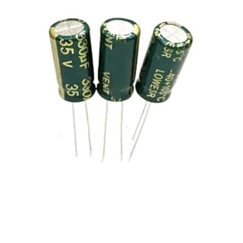 Condensateur électrolytique 35V 330uF à faible ESR de 8x16mm pour montage électronique lot de 500
