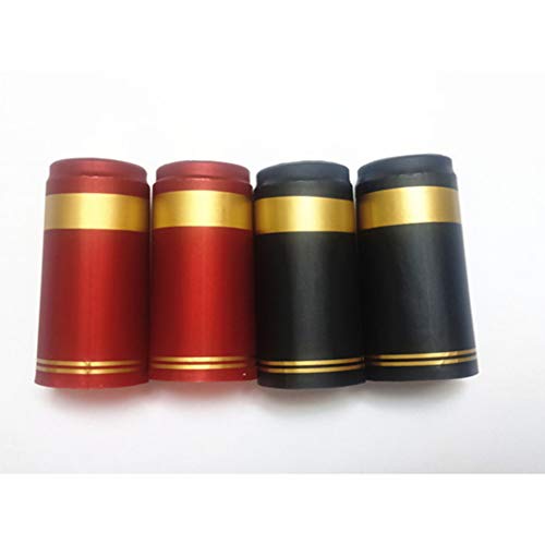 Cabilock 100 Pcs Cápsulas de Psiquiatra Do Calor Do Pvc para Garrafas de Vinho Cetim Acabamento Bord