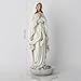 BC Catholic Our Lady of Lourdes Statue, Blessed Virgin Mary Mother Figure, Tabletop Keepsake Rosary Holder, Holy Water Font, Religious Gift for Mom, 10.2