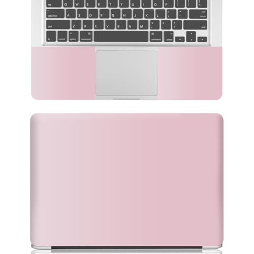 Light Pastel Pink 12 12.1 13 13.3 14 15 15.4 15.6 in Skin Laptop Sticker Decal, Netbook Skins for Notebook PC, Universal Vinyl Laptop Decor Cover for Women Girls, Waterproof Art Protector