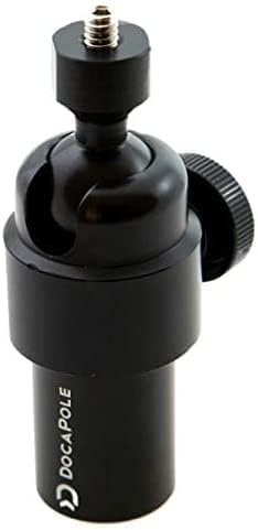 DocaPole 30 Foot Camera Pole – 7-30' Extension Pole + Camera Swivel Adapter for GoPro or Camera | Provides Up to 36 Feet of Reach | The Ultimate Painters Pole Camera Adapter and Camera Pole…