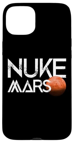 Nuke Mars Marte esplorazione spazio razzo nave spaziale Custodia per iPhone 15 Plus