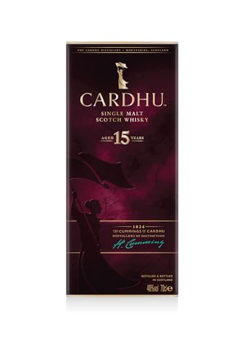 Cardhu 15 Jahre | Single Malt Scotch Whisky | mit Geschenkverpackung | handverlesen aus der schottischen...