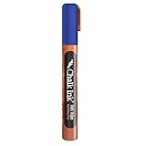 Chalk Ink Wet Wipe Marker, 6 mm, Pacific Blue