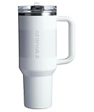 STANLEY Quencher ProTour Flip Straw Tumbler with Leakproof Lid 40 oz | Built-In Straw and Handle | Cup Holder Compatible for Travel | Insulated Stainless Steel Cup | BPA-Free | Frost Fade