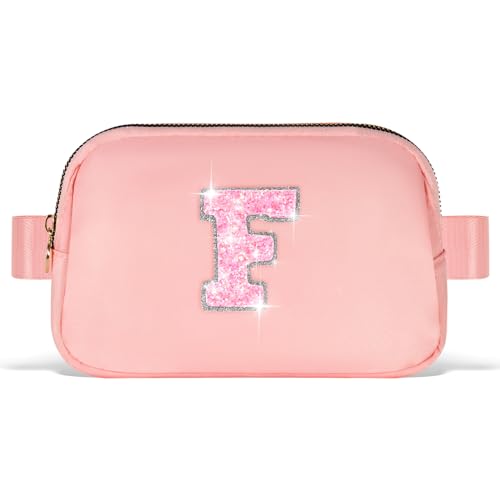 Image of Uygafly Gift for Teen Girls Kids Daughter Her - Birthday Gifts for 3 4 5 6 7 8 9 10 11 12 13 Year Old Girls,Fanny Pack Crossbody Bag Purse Belt Bag Cute Trendy Stuff | Peach,F