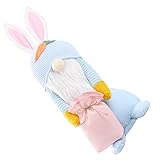Décor de pâques : cet ornement de gnome de lapin de pâques est fait d'un bon matériau, ce qui le rend très durable et pratique à utiliser.