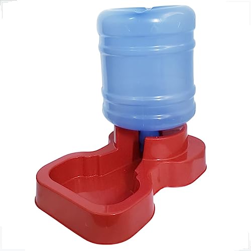 Bebedouro Automático Para Cachorro Grande Porte Galão 10 Litros (Vermelho)