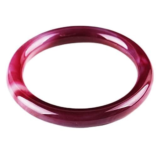 Bracelet jonc en jade et agate violette accessoire de mariage et quotidien