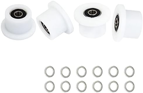 Total Gym Wheels/Rollers Replacement for Models 1000 1100, 1400, 1500, 1600, 1700, 1800, 1900, Achiever, Force, Gold, Max, Platinum, Platinum Plus, Pro, Supra, Supreme, Ultima, Ultra, XLI (4Pack)