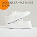 yageyan White Canvas Sneakers for Women Low Top Tennis Shoes Lightweight Womens Fashion Sneakers Lace up Causal (white09)