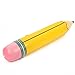 Giant Pencil Balloons 27Inch Yellow Pencil Shape Balloons PVC Back to School Balloons for First Day of School Decorations, Party Supplies Classroom Decor Graduation Party Favors 2 Pack