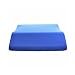 Extra Wide Lounge Doctor Elevating Leg Rest Pillow Wedge w Cooling Gel Memory Foam and Blue Cover Large Foot Pillow Leg Support reduce swelling improves circulation
