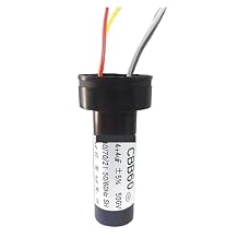 1pc CBB60 Dual Barrel Washing Machine Capacitor Starting 500V 8UF 4UF