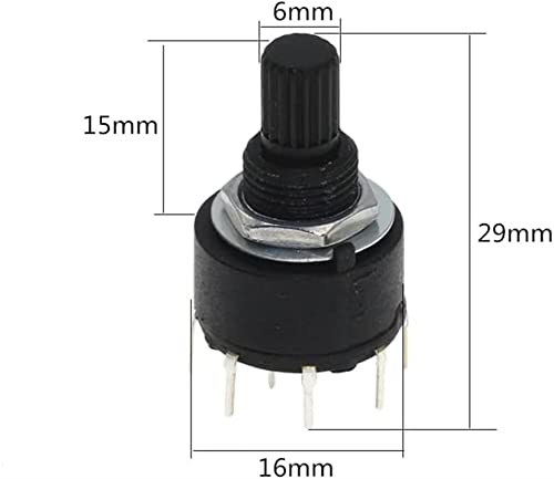 Encodeur de commutation RS16 de haute précision avec axe plastique robuste 6 mm - 5