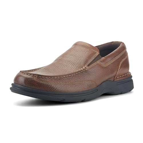 Image of Rockport Mens Eureka Plus Slip On Oxford, Bridle, 10 Wide US