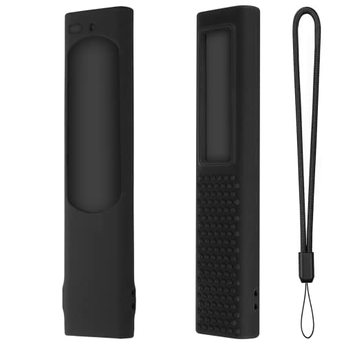 Image of Silicon Protective Case Cover Compatible with Samsung Frame TV Remote 2022 TM2280E QLED TV BN68-13897A (Remote Not Included) - Black