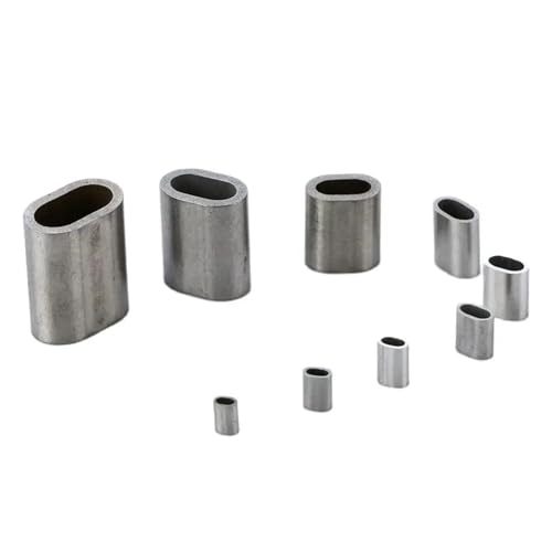 Manchon à sertir en acier 304 inoxydable pour câble durable de 1mm