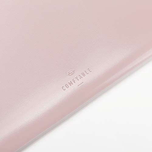 Comfyable Leather Tablet Sleeve Compatible For Ipad Pro 12.9 Inch M2 2022 M1 2021 3Rd 4Th 5Th 6Th Gen & Smart/Magic Keyboard With Pencil Holder - Pvc Leather Envelope Sleeve Tablet Case For Ipad, Pink #TOP4