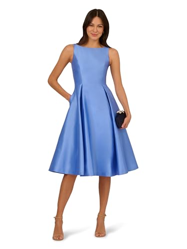 Image of Adrianna Papell Sleeveless Tea Length Dress