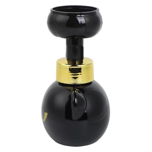 Dispenser di sapone in schiuma a forma di zampa di gatto, per bagno e cucina, in plastica ABS, 15 x 8 x 6 cm, nero