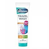 Travel Wash Non Bio Laundry 100ml for Hand Washing Clothes On The Go Up to 20 Washes Gentle Formula for Travel Holidays Camping Business Trips and Emergency Laundry Care