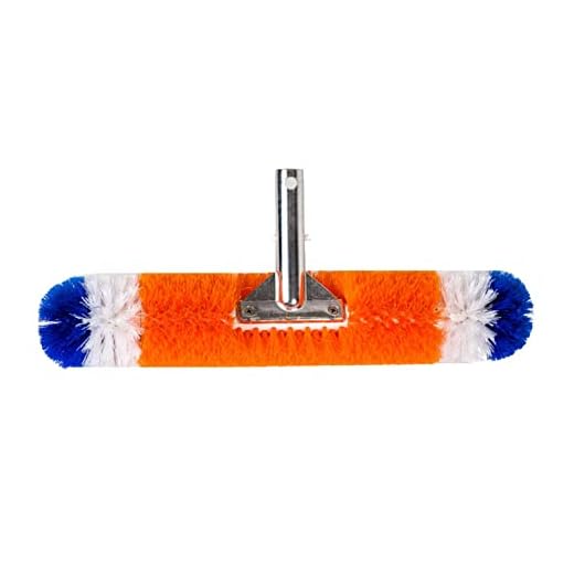 Blue Torrent Swimming Pool Brush, 360-Degree Bristles for Pools, Reinforced Design, 18" (2020) (Same Day Shipping)