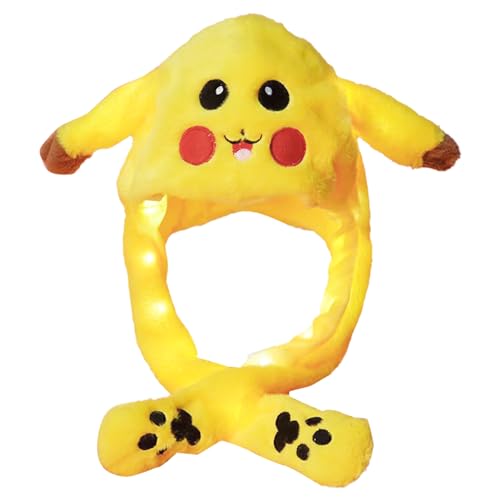 YeahBoom Beweglicher Ohr-Kaninchen-Hut,Hasen Mütze,Plüsch Bunny...