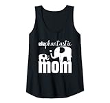 Los bonitos gráficos de elefante de mamá y un elefante bebé hacen un bonito juego de palabras en el día de la madre elePhantastic Mom. Es un bonito regalo para la nueva mamá que acaba de dar a luz a una niña o niño o como impresionante regalo para el día de la madre y bonito regalo de cumpleaños para mamá y amante de los animales.