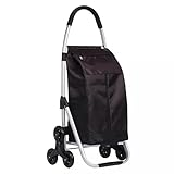 BREZO Carro de la Compra Plegable 2 en 1, Carro Compra 4 Ruedas, Carrito Compra, Bolsa de Lona ExtraíBle Impermeable for LavanderíA, Compras, Equipaje, Picnic (Color : E)