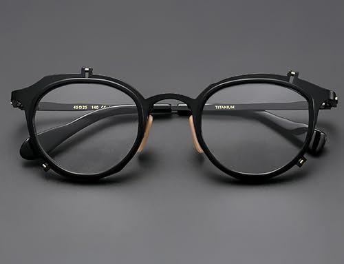 Image of JOLLYNOVA Wren Desiger Titanium Acetate Prescription Glasses Frame,Personalized Eyeglasses with Blue Light Lenses