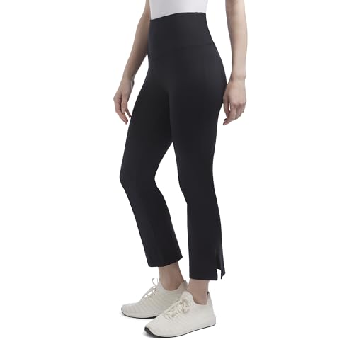 Danskin Women's Crop Slit Flare Yoga Pants2