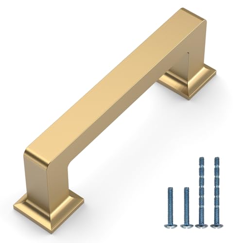 Coinkoly Champagne Bronze Cabinet Handles Kitchen Pulls 3 Inch 10 Pack