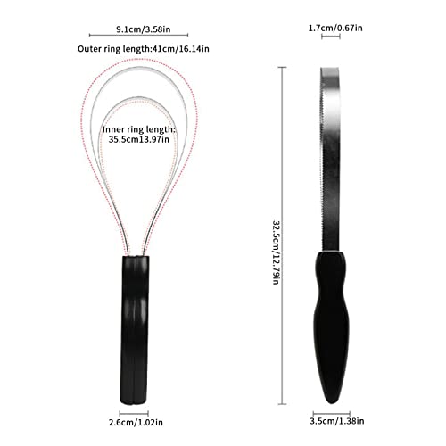 Derramamento para Cães, Raspador suor dupla face com dentes, Escova galpão metal para descamação e t