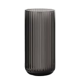 WHJY Cylindrical Gray Glass Vase, Vintage Flower Vase, Hand Blown Glass Vase, Decor...