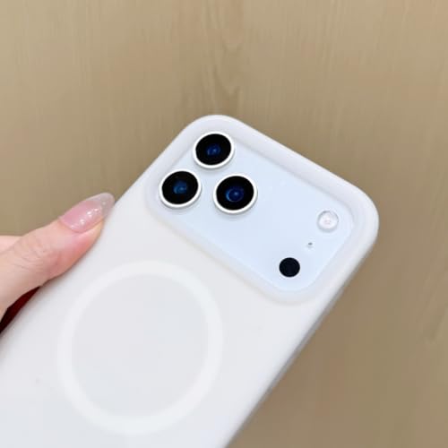 Coque silicone Magsafe iPhone 14 Pro blanche - 4