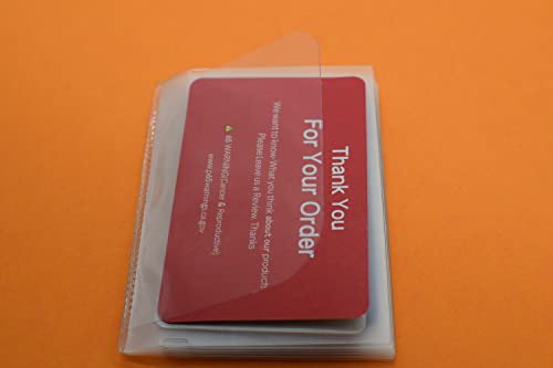 MARSHAL Plastic Wallet Inserts, Replacement Windows (A) Trifold3