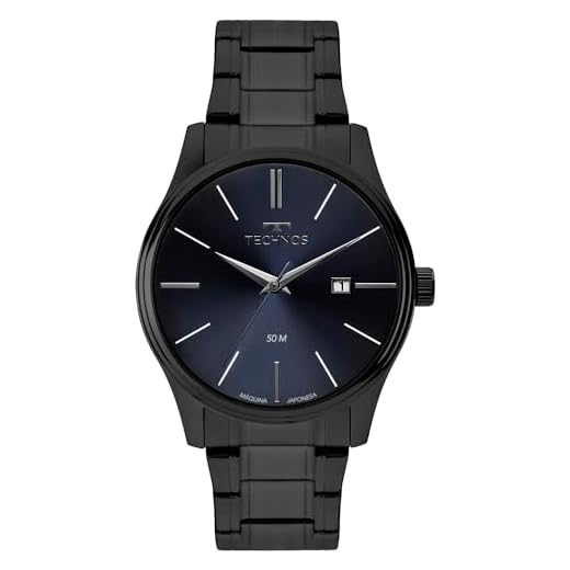 Relógio Technos Masculino Steel Preto - 2115TXH/1A 2115TXH/1A