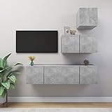 Espace de rangement pratique et montage mural - Le meuble TV mural dispose de plusieurs compartiments qui offrent suffisamment d'espace pour les magazines, les DVD et autres objets. Il crée une atmosphère propre et élégante dans votre maison.