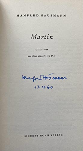 Martin. Geschichten aus einer glücklichen Welt
