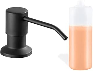 Soap Dispenser for Kitchen Sink Built-in Countertop with 350ml Bottle Connects Directly to Soap Bottle