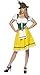 Smiffys Costume da Oktoberfest, donna Abito con grembiule attaccato