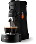 Philips Domestic Appliances Senseo Select CSA240/60 Kaffeepadmaschine - Kaffeestärkewahl Plus, Memo-Funktion, aus recyceltem Plastik, schwarz