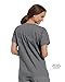 Landau Essentials Relaxed Fit 4-Pocket V-Neck Scrub Top for Women 8219 Steel Grey