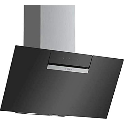 Bosch DWK87EM60 Serie 2 Schrägesse, 80 cm breit, Um- & Abluft, Made in Germany, LED-Beleuchtung gleichmäßige Ausleuchtung, DirectSelect intuitive Bedienung, 3 Leistungs- & 1 Intensivstufe, Schwarz Cover