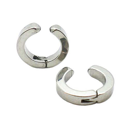 BRINCO DE PRESSÃO DE ARGOLA PRATA 3 MM (PAR)