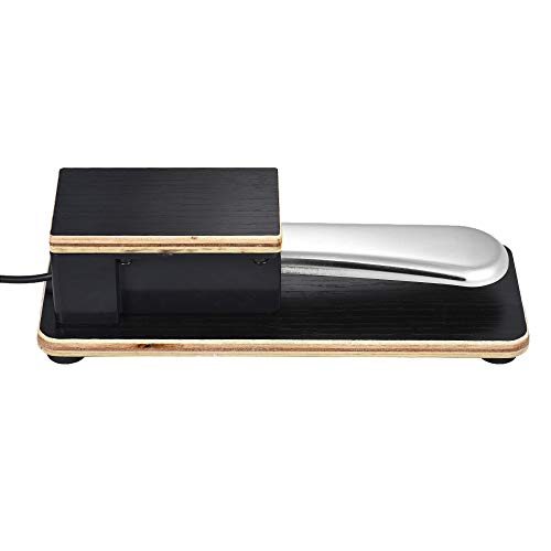 Festnight Universal Piano Sustain Pedal Pedal Teclado Pé Pedal 6.35mm Plug para Casio Yamaha Roland