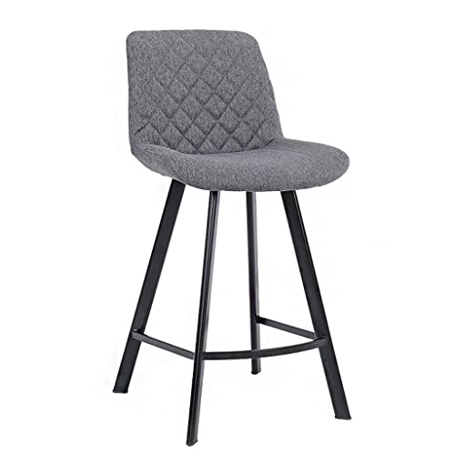 Tabouret de bar de cuisine moderne avec dossier loisirs simple